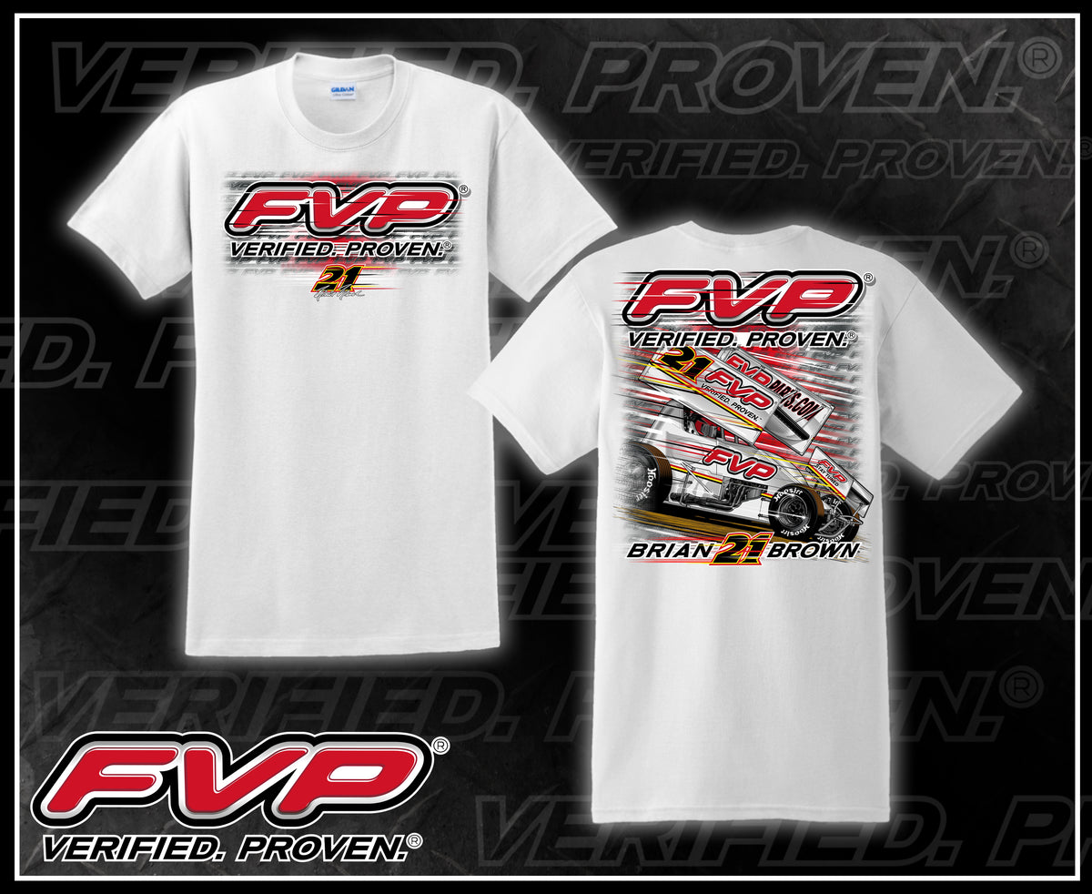 FVP Parts x Brian Brown 21 LIMITED EDITION Racing TShirt FVP Gear
