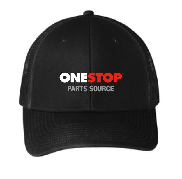 One Stop Black Trucker Hat