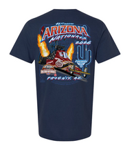 Load image into Gallery viewer, 2026 NHRA Arizona Nationals Event T-Shirt - Blue