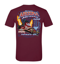 Load image into Gallery viewer, 2026 NHRA Arizona Nationals Event T-Shirt - Maroon